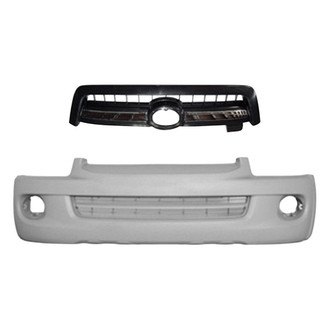 Replace® - 2-Piece (Front Bumper Cover, Grille) (Standard Line)