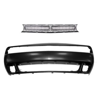 Replace® - 2-Piece (Front Bumper Cover, Grille)