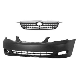 Replace® - 2-Piece (Front Bumper Cover, Grille)