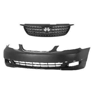 Replace® - 2-Piece (Front Bumper Cover, Grille) (Standard Line)