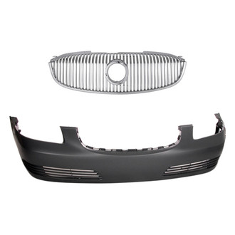Replace® - 2-Piece (Front Bumper Cover, Grille) (Standard Line)