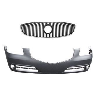 Replace® - 2-Piece (Front Bumper Cover, Grille) (Standard Line)