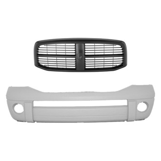 Replace® - 2-Piece (Front Bumper Cover, Grille) (Standard Line)