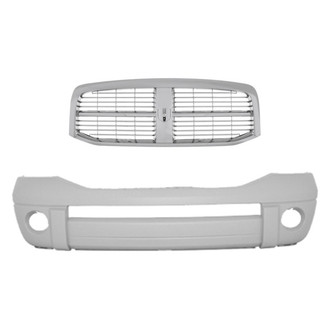 Replace® - 2-Piece (Front Bumper Cover, Grille) (Standard Line)