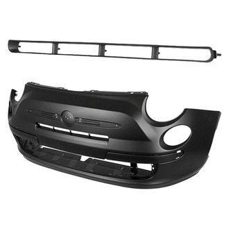 Replace® - 2-Piece (Front Bumper Cover, Grille) (CAPA Certified)