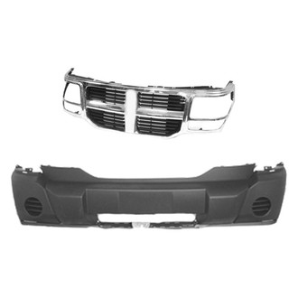 Replace® - 2-Piece (Front Bumper Cover, Grille) (Standard Line)