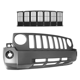 Replace® - 2-Piece (Front Bumper Cover, Grille) (Standard Line)