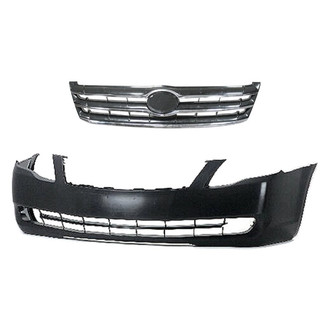 Replace® - 2-Piece (Front Bumper Cover, Grille) (Standard Line)