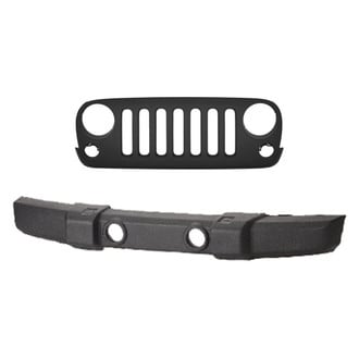 Replace® - 2-Piece (Front Bumper Cover, Grille) (Standard Line)