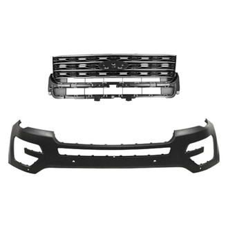 Replace® - 2-Piece (Front Bumper Cover, Grille) (CAPA Certified)