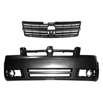 Replace® - 2-Piece (Front Bumper Cover, Grille) (Standard Line)
