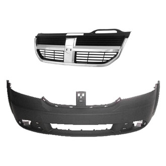 Replace® - 2-Piece (Front Bumper Cover, Grille)