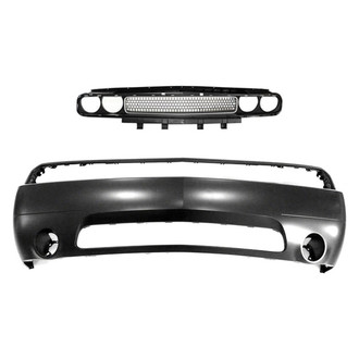 Replace® - 2-Piece (Front Bumper Cover, Grille) (Standard Line)