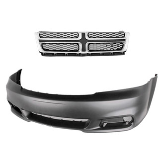 Replace® - 2-Piece (Front Bumper Cover, Grille)