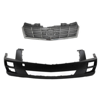 Replace® - 2-Piece (Front Bumper Cover, Grille) (Standard Line)