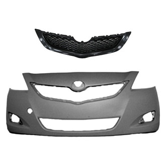 Replace® - 2-Piece (Front Bumper Cover, Grille) (Standard Line)