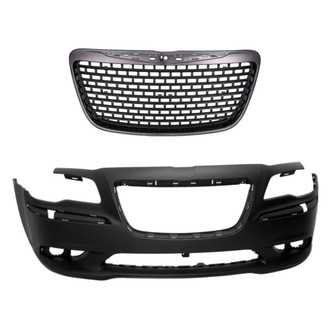Replace® - 2-Piece (Front Bumper Cover, Grille) (Standard Line)