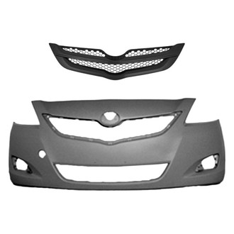 Replace® - 2-Piece (Front Bumper Cover, Grille) (Standard Line)