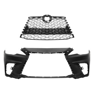 Replace® - 2-Piece (Front Bumper Cover, Grille)
