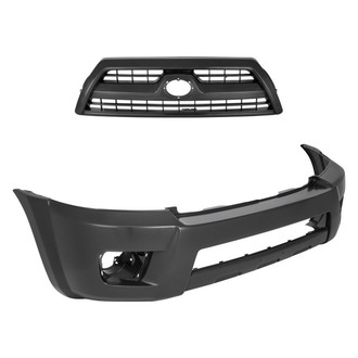 Replace® - 2-Piece (Front Bumper Cover, Grille) (Standard Line)