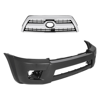 Replace® - 2-Piece (Front Bumper Cover, Grille) (Standard Line)