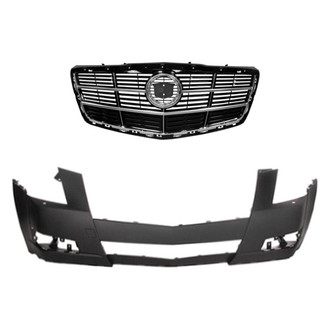 Replace® - 2-Piece (Front Bumper Cover, Grille) (Standard Line)