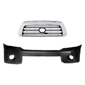 Replace® - 2-Piece (Front Bumper Cover, Grille) (Standard Line)