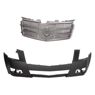 Replace® - 2-Piece (Front Bumper Cover, Grille) (Standard Line)