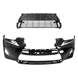 Replace® - 2-Piece (Front Bumper Cover, Grille) (Standard Line)