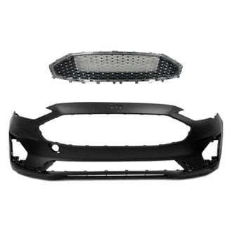 Replace® - 2-Piece (Front Bumper Cover, Grille) (CAPA Certified)