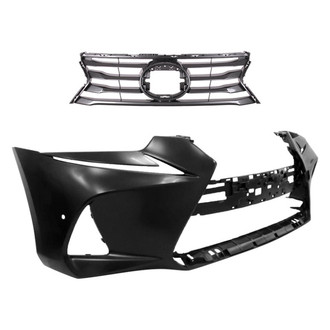 Replace® - 2-Piece (Front Bumper Cover, Grille) (Standard Line)