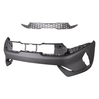 Replace® - 2-Piece (Front Bumper Cover, Grille) (CAPA Certified)