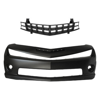 Replace® - 2-Piece (Front Bumper Cover, Grille) (Standard Line)