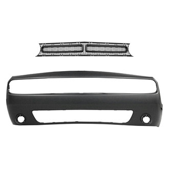 Replace® - 2-Piece (Front Bumper Cover, Grille) (Standard Line)