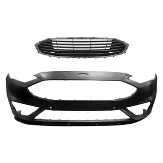 Replace® - 2-Piece (Front Bumper Cover, Grille) (CAPA Certified)