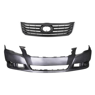 Replace® - 2-Piece (Front Bumper Cover, Grille) (Standard Line)