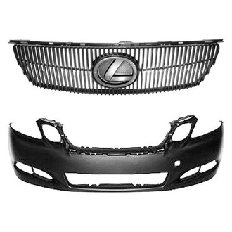 Replace® - 2-Piece (Front Bumper Cover, Grille) (CAPA Certified)