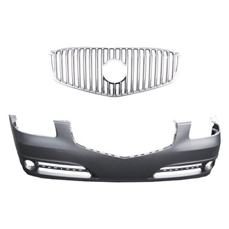 Replace® - 2-Piece (Front Bumper Cover, Grille) (CAPA Certified)