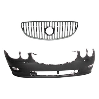 Replace® - 2-Piece (Front Bumper Cover, Grille) (CAPA Certified)