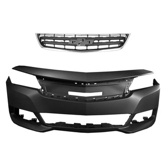 Replace® - 2-Piece (Front Bumper Cover, Grille) (CAPA Certified)