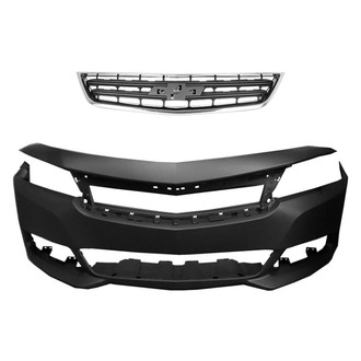 Replace® - 2-Piece (Front Bumper Cover, Grille) (CAPA Certified)