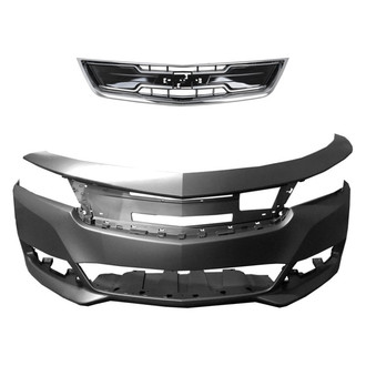 Replace® - 2-Piece (Front Bumper Cover, Grille) (CAPA Certified)