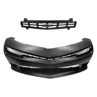Replace® - 2-Piece (Front Bumper Cover, Grille) (Standard Line)