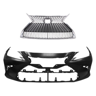 Replace® - 2-Piece (Front Bumper Cover, Grille)