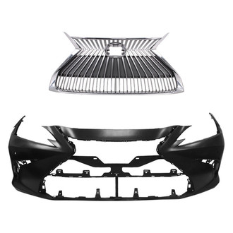 Replace® - 2-Piece (Front Bumper Cover, Grille) (Standard Line)