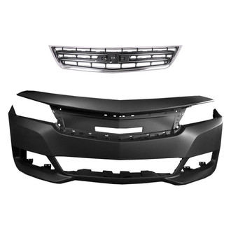 Replace® - 2-Piece (Front Bumper Cover, Grille) (CAPA Certified)