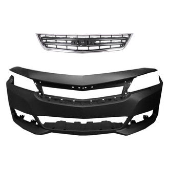Replace® - 2-Piece (Front Bumper Cover, Grille) (CAPA Certified)