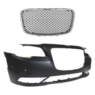 Replace® - 2-Piece (Front Bumper Cover, Grille) (Standard Line)
