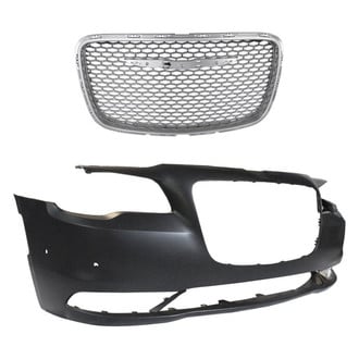 Replace® - 2-Piece (Front Bumper Cover, Grille) (Standard Line)