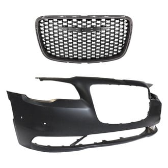 Replace® - 2-Piece (Front Bumper Cover, Grille) (Standard Line)